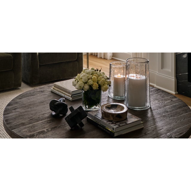 Farmhouse Oak Coffee Table For Sale - Image 3 of 4