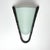 Metal Postmodern Frosted Glass and Hammered Iron Wall Sconces For Sale - Image 7 of 13