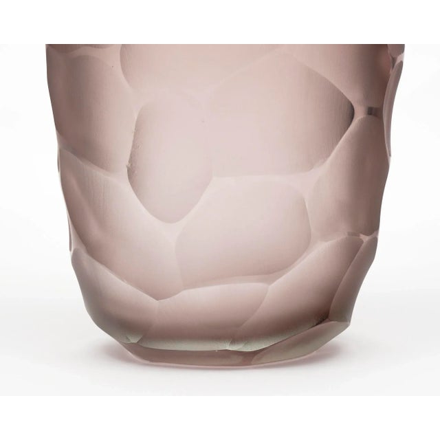 Murano Glass ‘Battuto” Amethyst Vase For Sale In Austin - Image 6 of 7