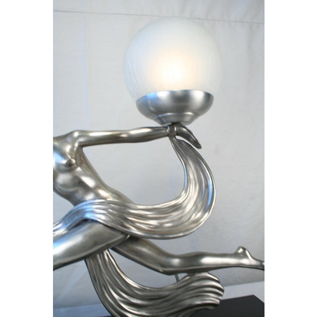 1990s Modern/deco semi-nude girl Lamp For Sale - Image 17 of 18