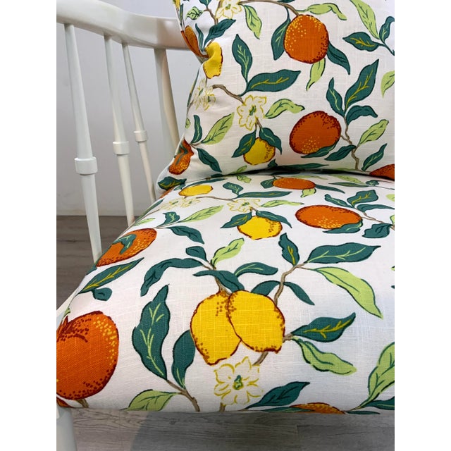 Wood Caracole Couture Italian Modern White Lounge Chairs Pair For Sale - Image 7 of 9