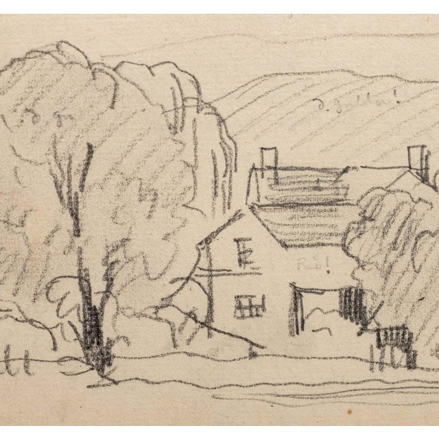 Gray Oscar F. Bluemner Village Landscape Scenes, 2 For Sale - Image 8 of 13
