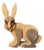 Wooden Hare Sculpture from Fausto Sangiovanni, Orvieto, Italy, 1975 For Sale