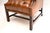 Brown Deep Buttoned Leather Wing Back Armchair, 1930s For Sale - Image 8 of 9