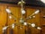 Lightolier Mid-Century Modern Atomic Age Brass Sputnik Chandelier 1950’s For Sale - Image 4 of 12