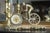 Antique Brass Cyclist Bicycle Clock British United Clock Co Victorian Working For Sale - Image 4 of 14