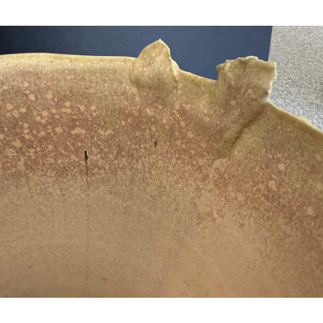 Sally Bowen Prange Signed Edge-Scape Porcelain Vessel With Pink Crystalline Glaze 10.5" For Sale - Image 12 of 14