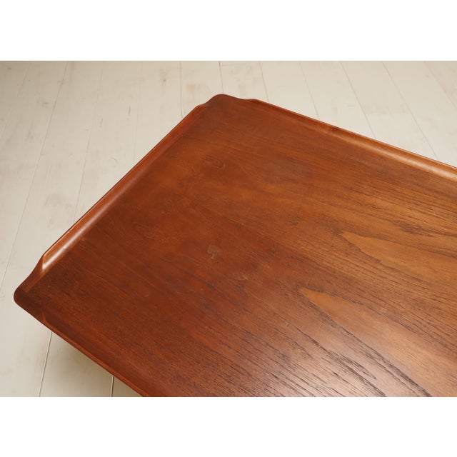 Great size Danish coffee table designed by Holger Georg Jensen and manufactured by Kubus, circa 1960s. This table are very...