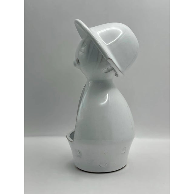 Figurative Vintage Ceramic Figurine Candle Holder For Sale - Image 3 of 8