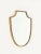 1950s Italian Brass Shield-Shaped Mirror by Gio Ponti, 1950s For Sale - Image 5 of 14