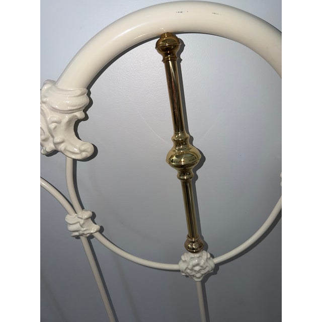 Vintage Iron Bed Headboard by Elliott’s Designs Inc. For Sale - Image 4 of 6
