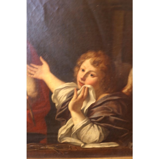Christ with the Crown of Thorns, 18th Century, Oil on Canvas, Framed For Sale - Image 4 of 12
