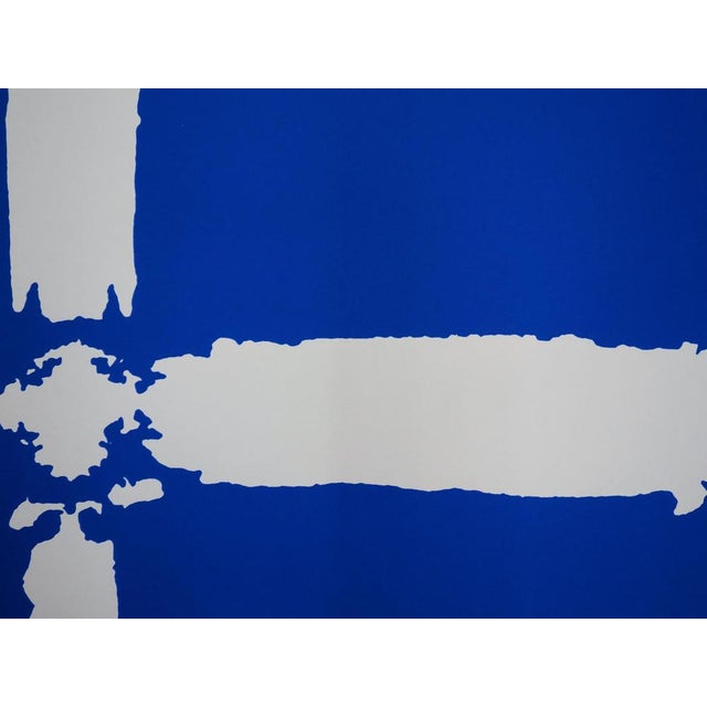 Modern Simon Hantai, Tabula Bleue, 1984, Original Screenprint For Sale - Image 3 of 5