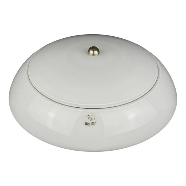 Mid-Century Murano Glass Ceiling or Wall Lamp by Veturia De Majo, Italy, 1970s For Sale