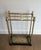 Neoclassical Rectangular Umbrella Stand in Brass and Cast Iron. French Work. Circa 1900 For Sale - Image 3 of 12