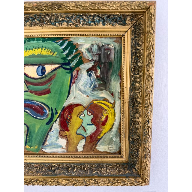 1940s Billy Good, Abstract Composition, 1949, Oil Painting on Wood Panel For Sale - Image 5 of 7
