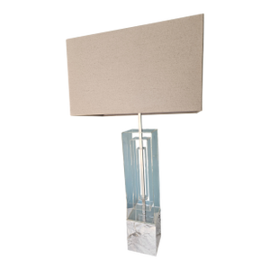 Vintage Lucite and Chrome Table Lamp