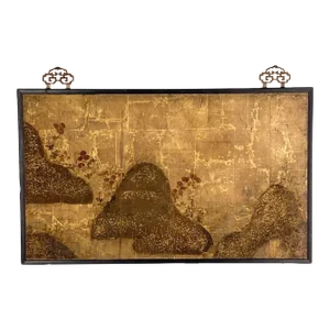 Early Edo Period Fragment of a Painting, Japan Circa 1700, Later Framing