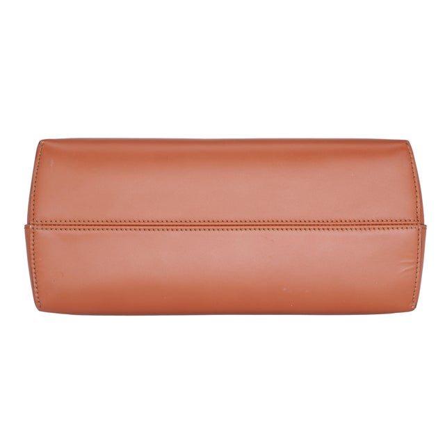 Fendi "By the Way" Medium Brown Leather Calfskin Boston Crossbody Bag, 2022. For Sale - Image 6 of 18