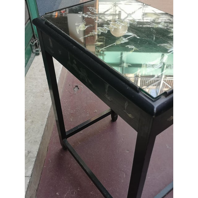 Asian Black Wood Nesting Tables, Set of 4 For Sale - Image 16 of 18