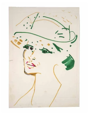Reynold Arnould, Portrait, Drawing, 1970