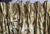 Set of 5 Custom Cut Velvet Interlined Drapery Panels, 100" Long For Sale - Image 4 of 7
