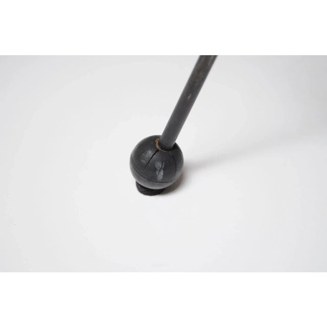 Mid-Century American Modern Black Metal Wire Magazine Rack For Sale - Image 12 of 12