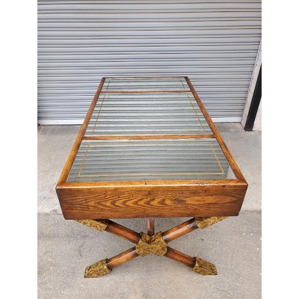 1990s John Richard Campaign Desk For Sale In Los Angeles - Image 6 of 16