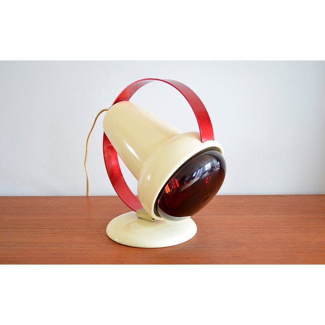 1950s Infraphil Table Lamp by Charlotte Perriand for Philips, 1950s For Sale - Image 5 of 10