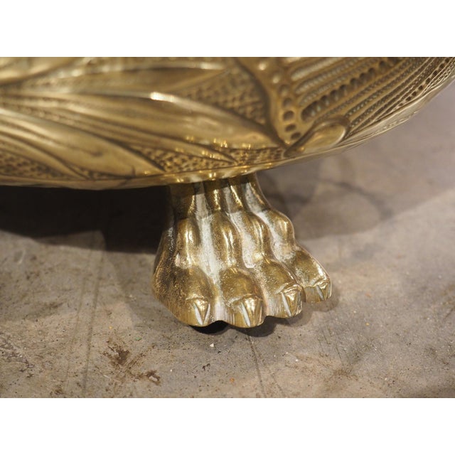 More information coming soon… A beautiful and well-detailed table jardiniere from France, dating to circa 1900. The brass...