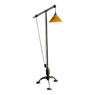 Vintage Boho Baker MRL 191 Counterbalance Floor Lamp For Sale