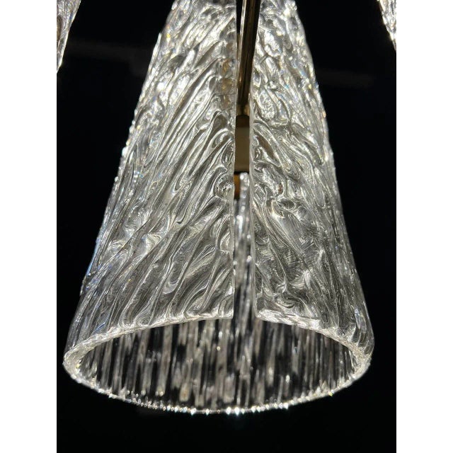 1930’s Barovier Six Lights Chandelier For Sale - Image 4 of 10