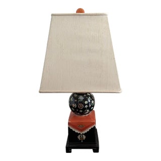 Vintage Maitland Smith Asian Porcelain Lamp For Sale