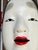 Vintage Japanese Gōshō Ko-Omote Noh Ceramic Mask on Wood Wall Plaque For Sale - Image 9 of 10