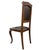 French Provincial Vintage French Provincial Carved Wood & Leather Dining Chair – Early 20th Century For Sale - Image 3 of 6