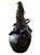 Bronze Intricate Bronze Pheasant Bird on Apple With Ladybug Antique Table Bell For Sale - Image 8 of 12