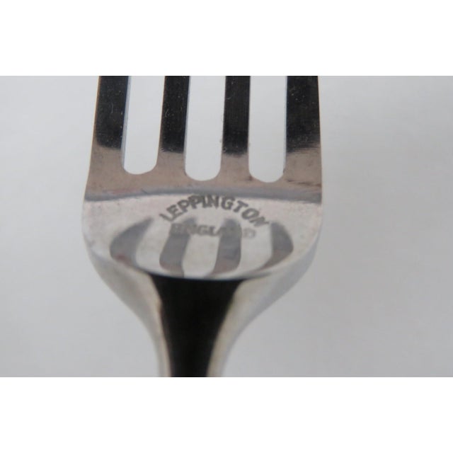 Mid 20th Century Leppington Cutlers LTD Fork With Curved Antler Stag Handle For Sale - Image 10 of 10