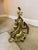Large Antique French Brass Rococo Fire Dogs, 1900, Set of 2 For Sale - Image 3 of 6