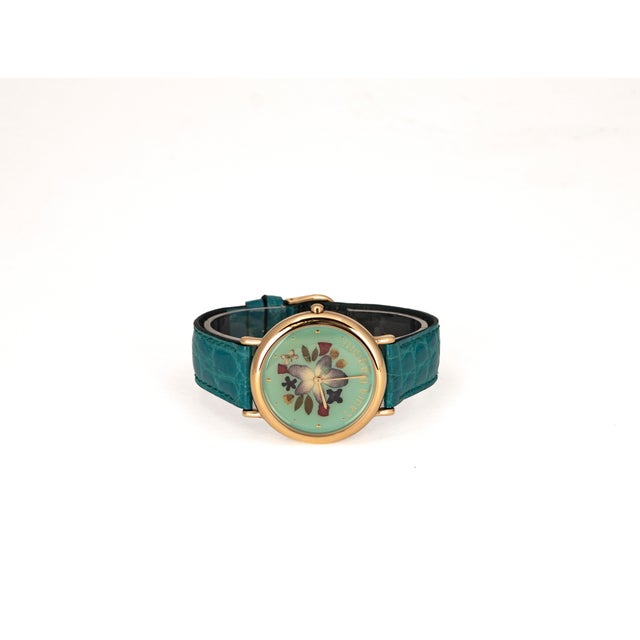 Postmodern Vintage Swiss Women's Wristwatch by Laura Biagiotti, 1990s For Sale - Image 3 of 18