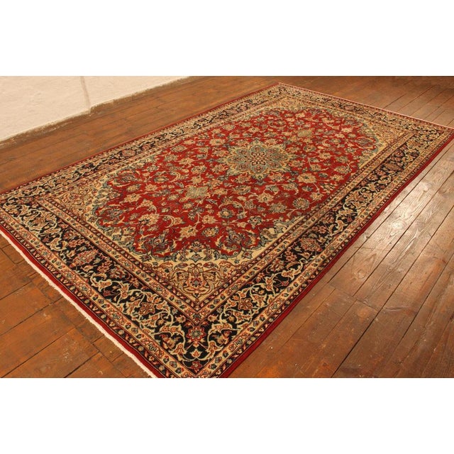Middle Eastern Hand-Knotted Rug For Sale - Image 10 of 11