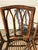 Wood Rattan Faux Bamboo Dining Set 6pc Hollywood Regency Chippendale Wicker For Sale - Image 7 of 10