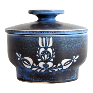Mid Century Modern Thoms Handarbeit Studio Pottery Lidded Jar