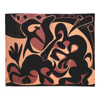 Picasso 6 Pique Noir Et Beige For Sale