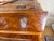 Wood Vintage Geogre II Styl Bured Wood Yew Wood 2 Part Bookcase and Secretary Desk For Sale - Image 7 of 11