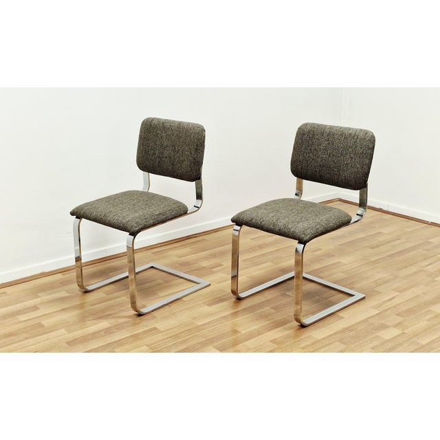 Vintage Sled Chairs from Mobel Italia, 1960s, Set of 4 For Sale - Image 10 of 18