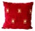 Vintage Cushion in Red Fabric For Sale