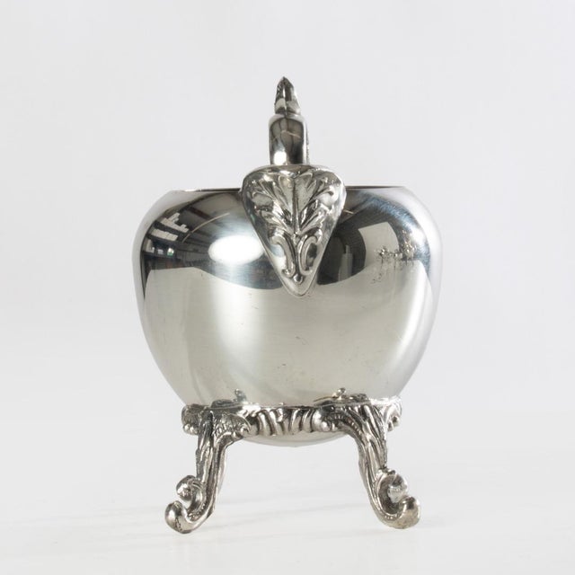 Silver Early 20th Century Silver on Copper Tea Set - Set of 5 For Sale - Image 8 of 18