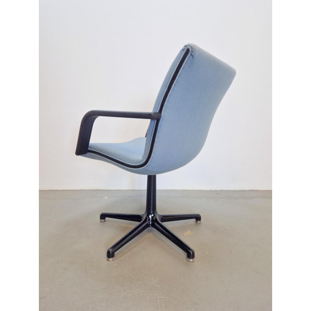 Vintage Channel Swivel Office Chairs by Geoffrey Harcourt for Artifort, 1980s, Set of 6 For Sale - Image 6 of 14