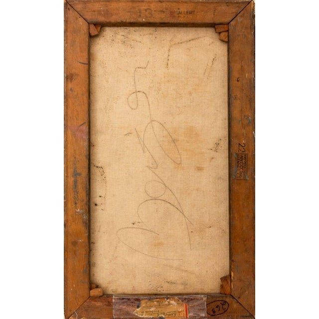 Figurative Brenden Berger Nude Woman Oil on Canvas, 1953 For Sale - Image 3 of 5