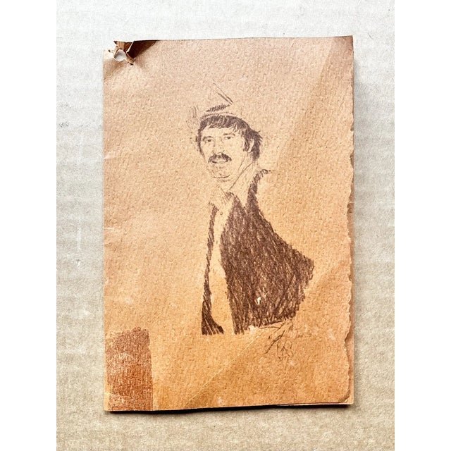 1960s Jack White (1933-2006) Fawn Deer Original Framed Echruseos Gold Leaf Art For Sale - Image 10 of 12